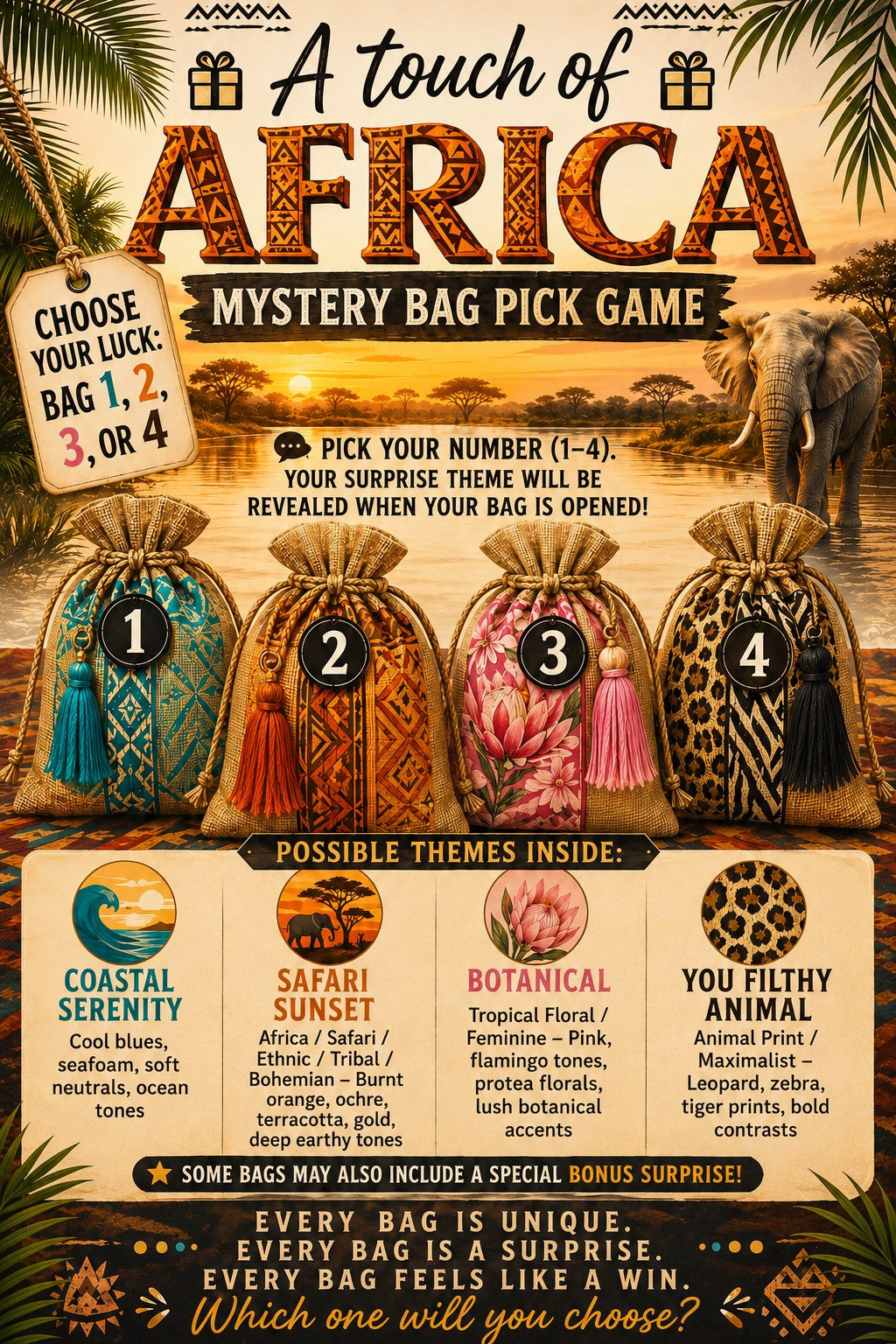 🛍️A touch of Africa Mystery Bag
